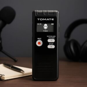 Gravador de Voz Digital 8GB Com Tela LCD Tomate MT-559