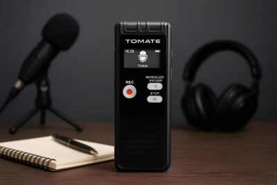 Gravador de Voz Digital 8GB Com Tela LCD Tomate MT-559