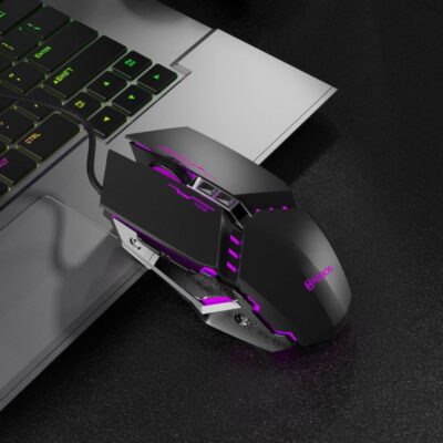 Mouse Gamer Com Fio USB 7 Botões LED RGB Hrebos HS-311 - Imagem 5