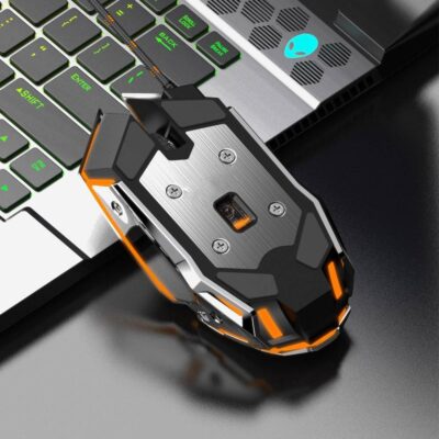 Mouse Gamer Com Fio USB 7 Botões LED RGB Hrebos HS-311 - Imagem 6