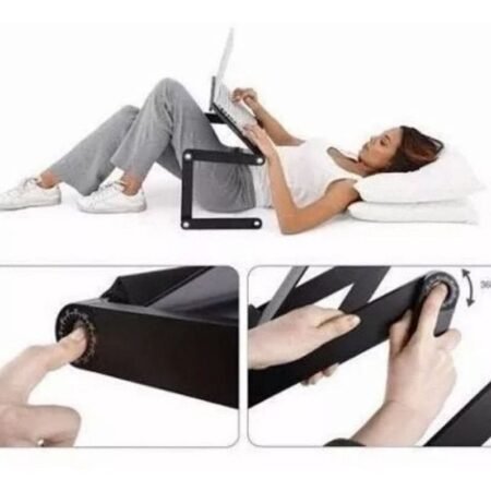 Mesa Notebook Multifuncional Articulavel Cama Mouse T8