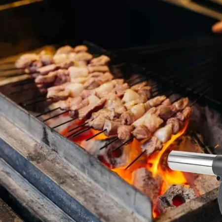 Ventilador de mão doméstico portátil ventilador de churrasco pequeno secador de cabelo ao ar livre acessórios ferramentas