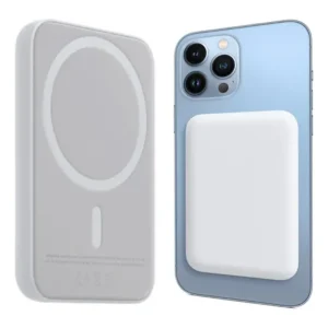 Carregador Portátil Power Bank Turbo 10000mah Indução Magnética Iphone 12 13 14 15