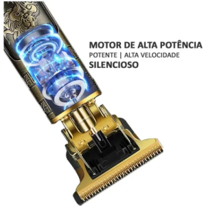 Maquininha Barbeador De Cabelos Clipper Eletrico Dragão