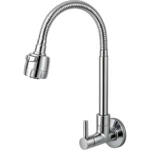 Inox Silver Kitchen Wall Shower Faucet with 360 ° Rotation Kitchen Luxury Wall Promotion