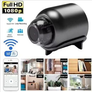 Câmera Mini X5 1080P HD Wifi Sem Fio com Visão Noturna e Detecção de Movimento, Câmera de Segurança para Casa, Gravador de Vídeo e Áudio 2