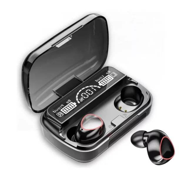 Bluetooth Headset Tws M10 F9 C/ Power Bank Digital Screen-Neverdie Store - Image 10