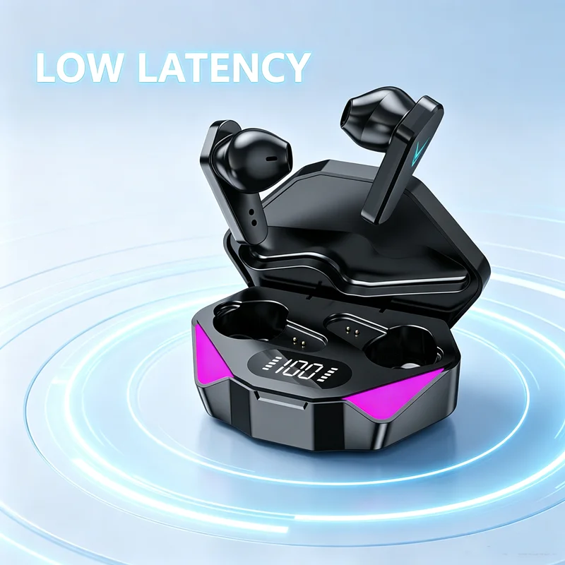 NEW X15 TWS Earphones Bluetooth Wireless Gamer Headphones Earbuds Fone Gamer Headset Gamer With Mic Handfree