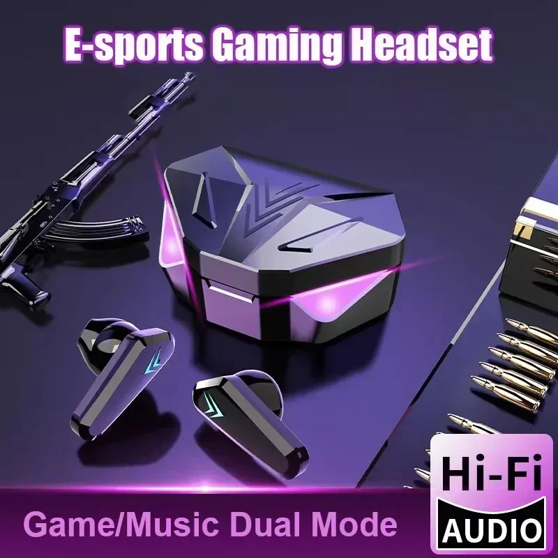 NEW X15 TWS Earphones Bluetooth Wireless Gamer Headphones Earbuds Fone Gamer Headset Gamer With Mic Handfree - Image 4