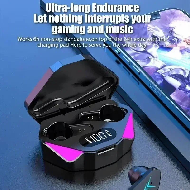 NEW X15 TWS Earphones Bluetooth Wireless Gamer Headphones Earbuds Fone Gamer Headset Gamer With Mic Handfree - Image 6